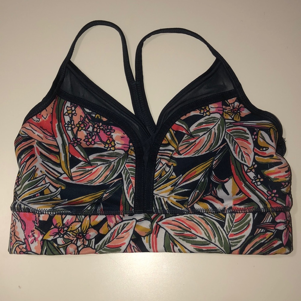 Floral sports bra!!
